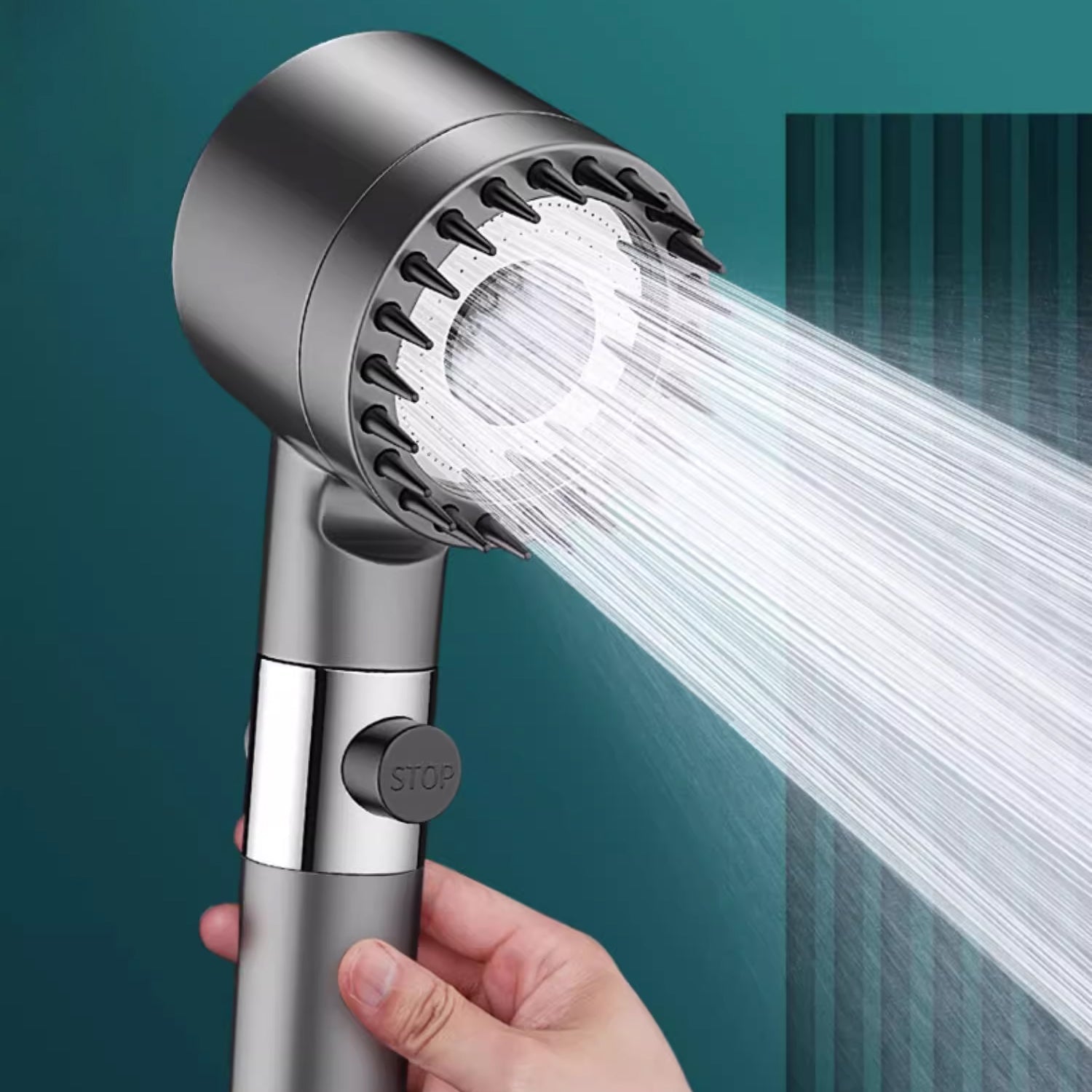 AeroPulse Showerhead Pro For 200% Stronger Water Pressure