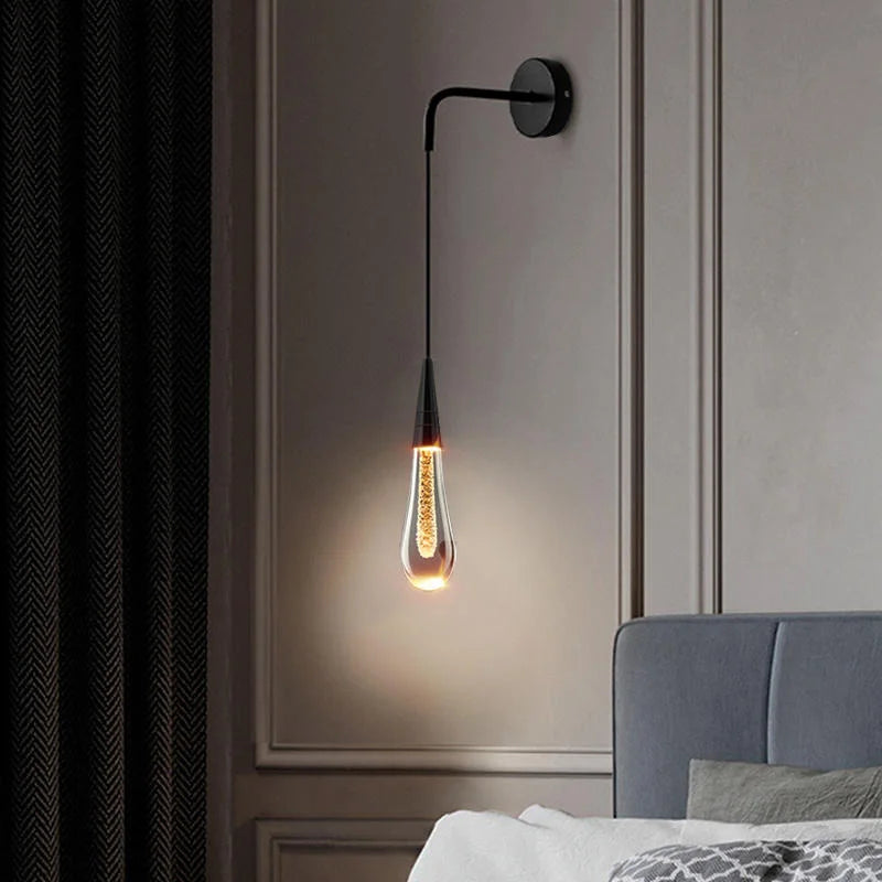 Elara Crystal Drops Wall Light | Timeless Glow For Home