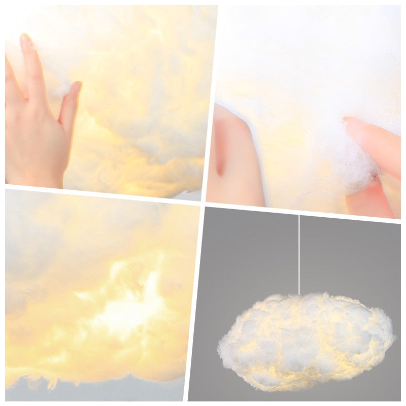AeroLume Cloud Diffused Cotton Ceiling Pendant Light