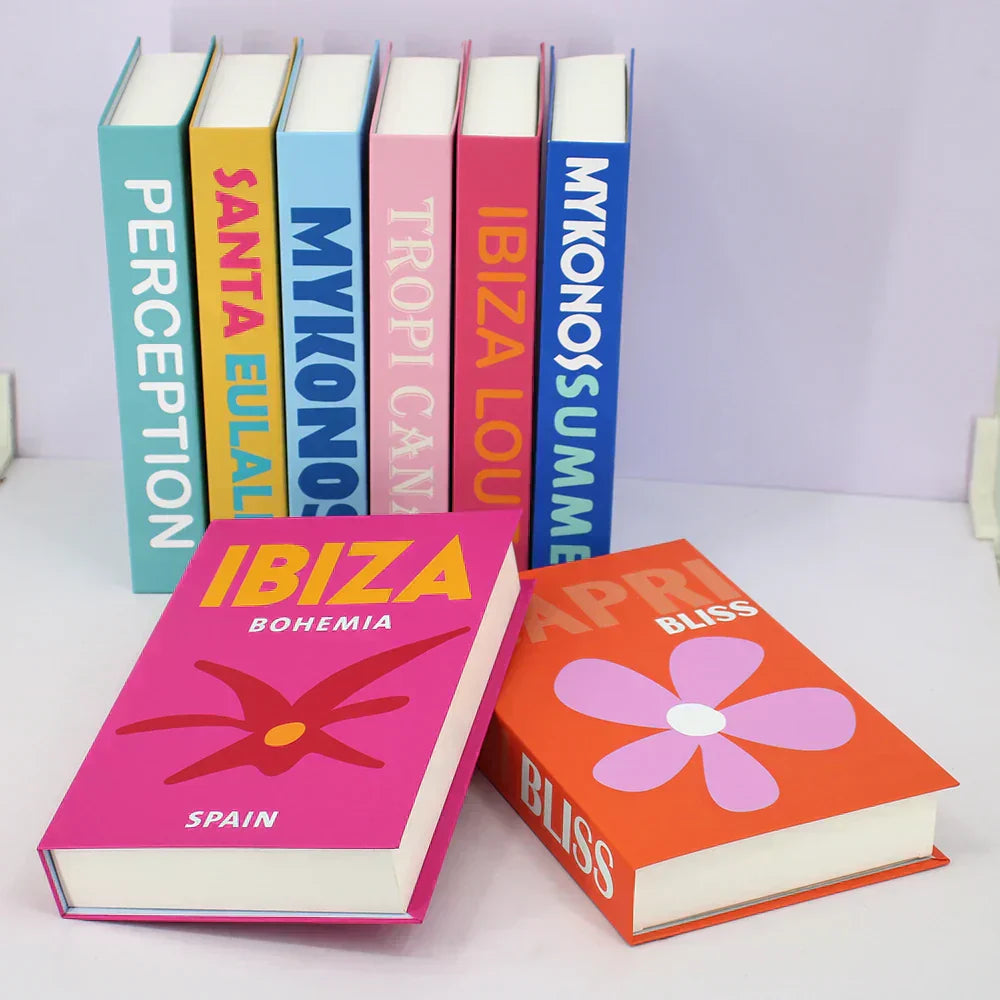 Elegant Faux Decorative Books for Shelves and Room Decor