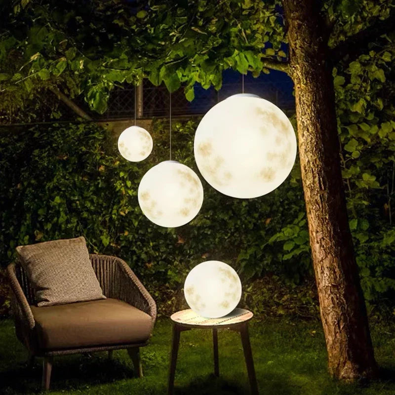 Lunora Nordic Solar Moon Lamp Outdoor Waterproof Light