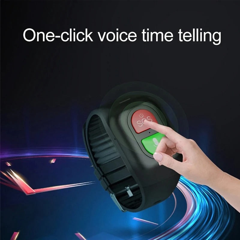 ElderGuard Smartwatch GPS 4G per anziani con allarme SOS monitoraggio della salute impermeabile IPX7