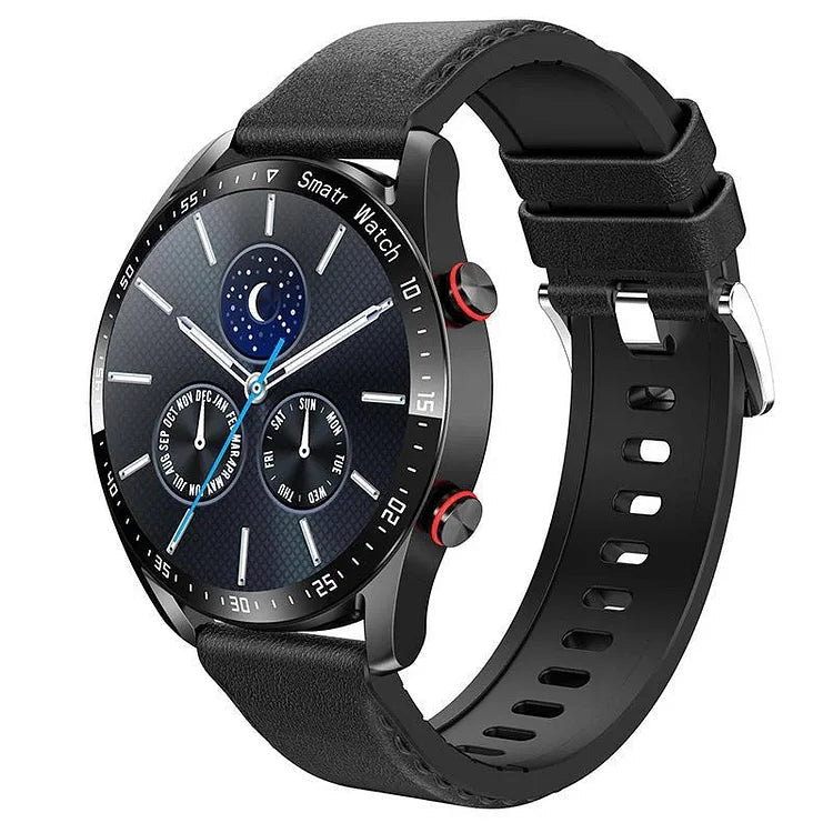 Glucera Watch 1.45 Inch Smartwatch With Non Invasive Blood Glucose Monitoring, NFC Payments And Real Time Phone Data Sync