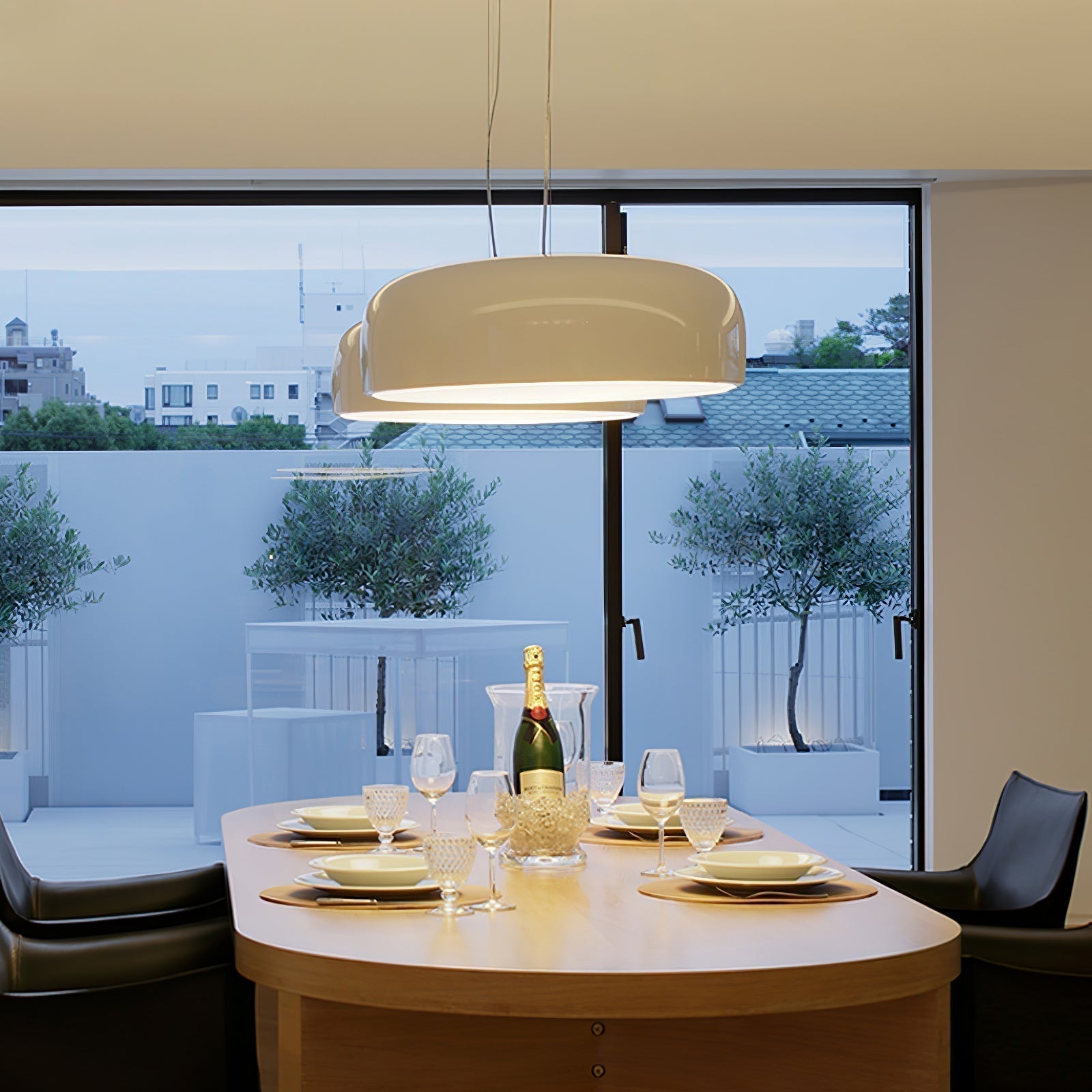 NovaLume Modern Pendant Light for Ceiling with Sleek Glow
