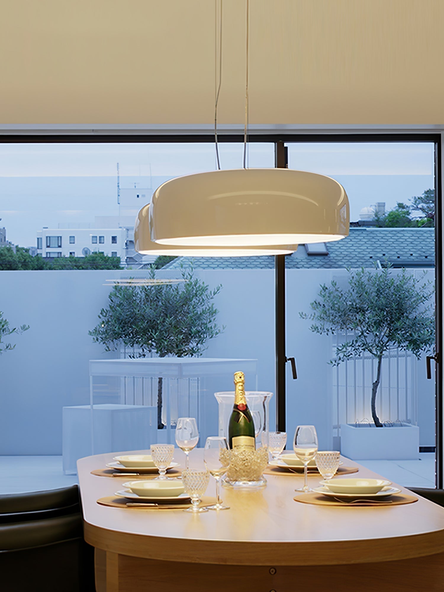 NovaLume Modern Pendant Light for Ceiling with Sleek Glow