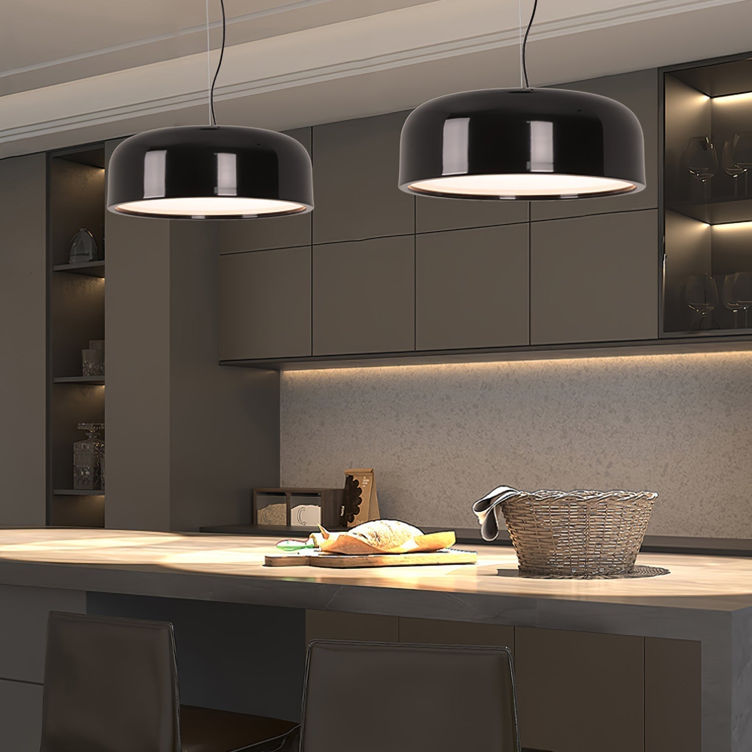 NovaLume Modern Pendant Light for Ceiling with Sleek Glow