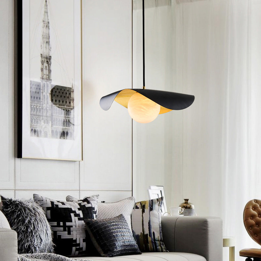 Spanish marble hanging lamp