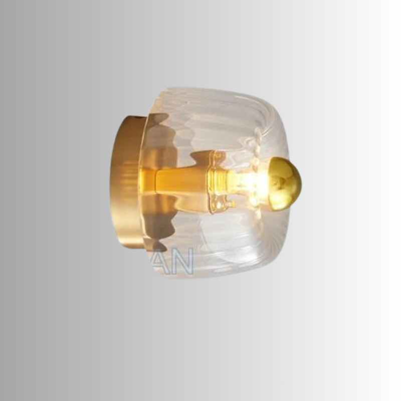 LyraNova Nordic Bauhaus Glass Wall Light Fixture Modern