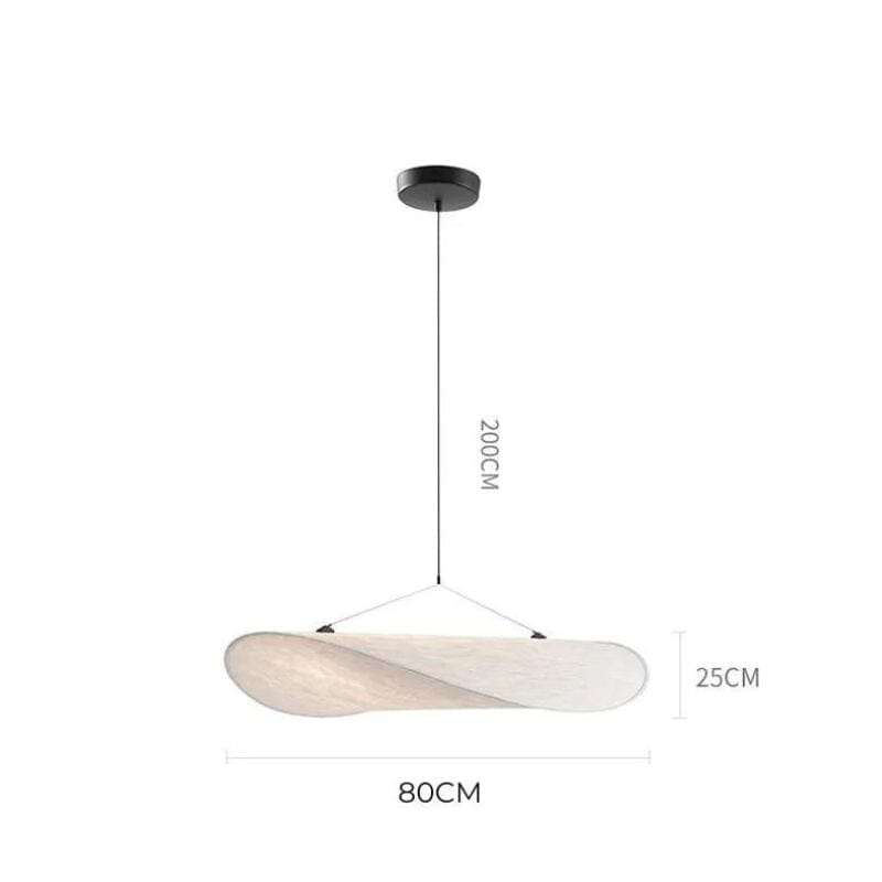 Lampadario a foglia di seta Asterlume con LED e bagliore nordico | Lampada a patatina