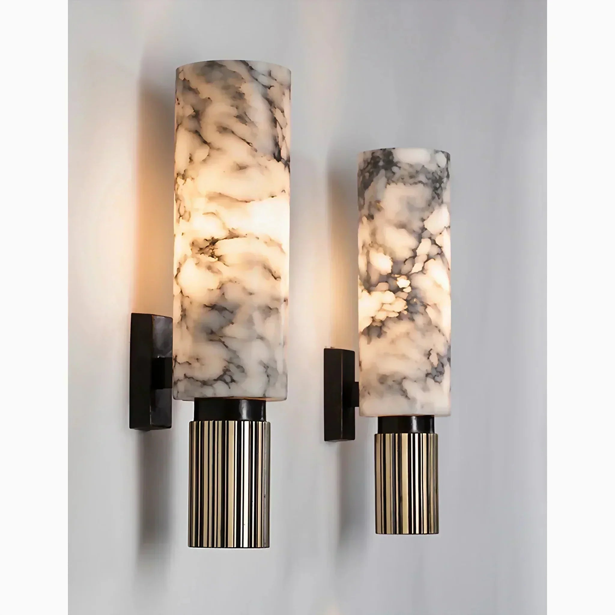 Aurelio Marble Wall Light | Luxurious Stone Wall Lamp