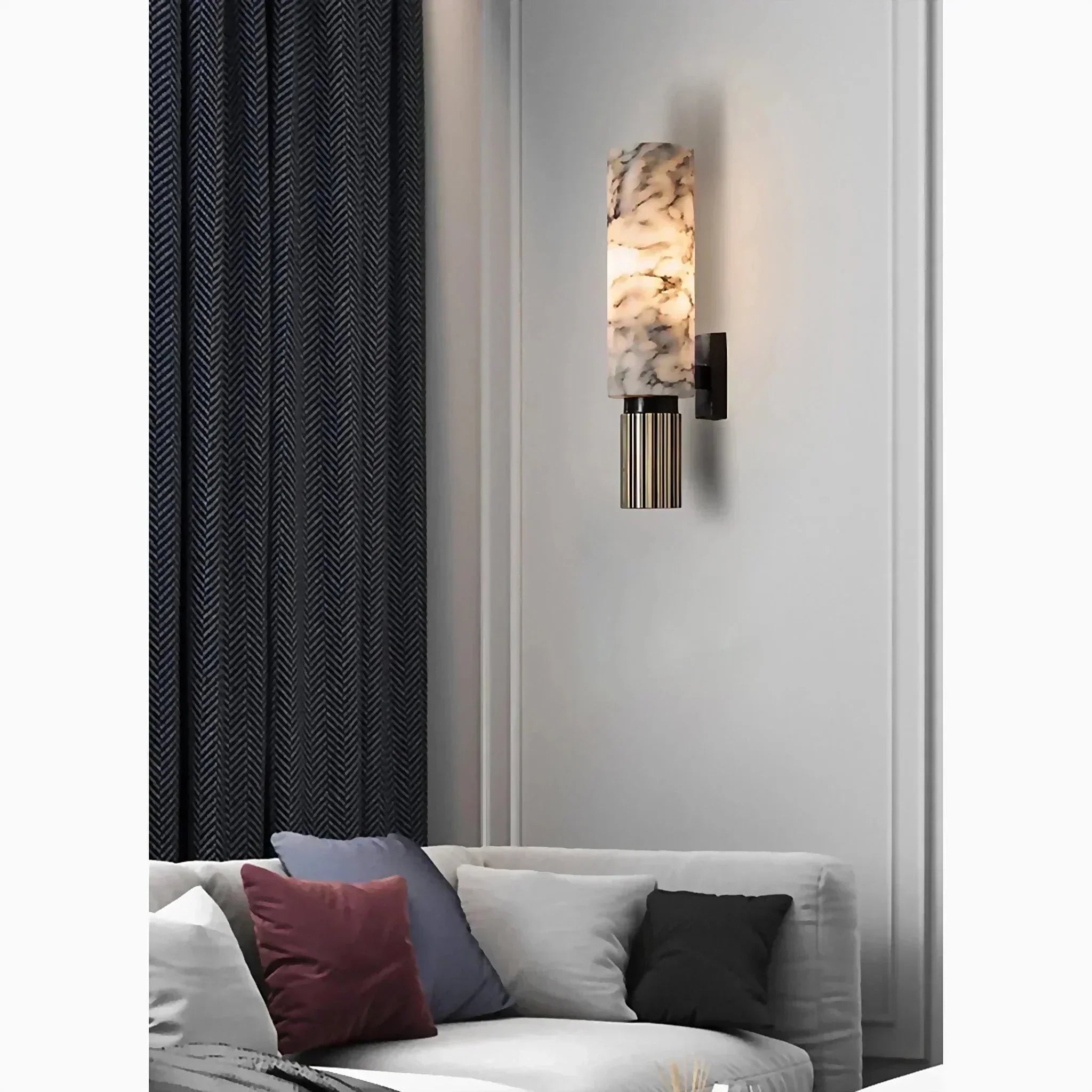 Aurelio Marble Wall Light | Luxurious Stone Wall Lamp