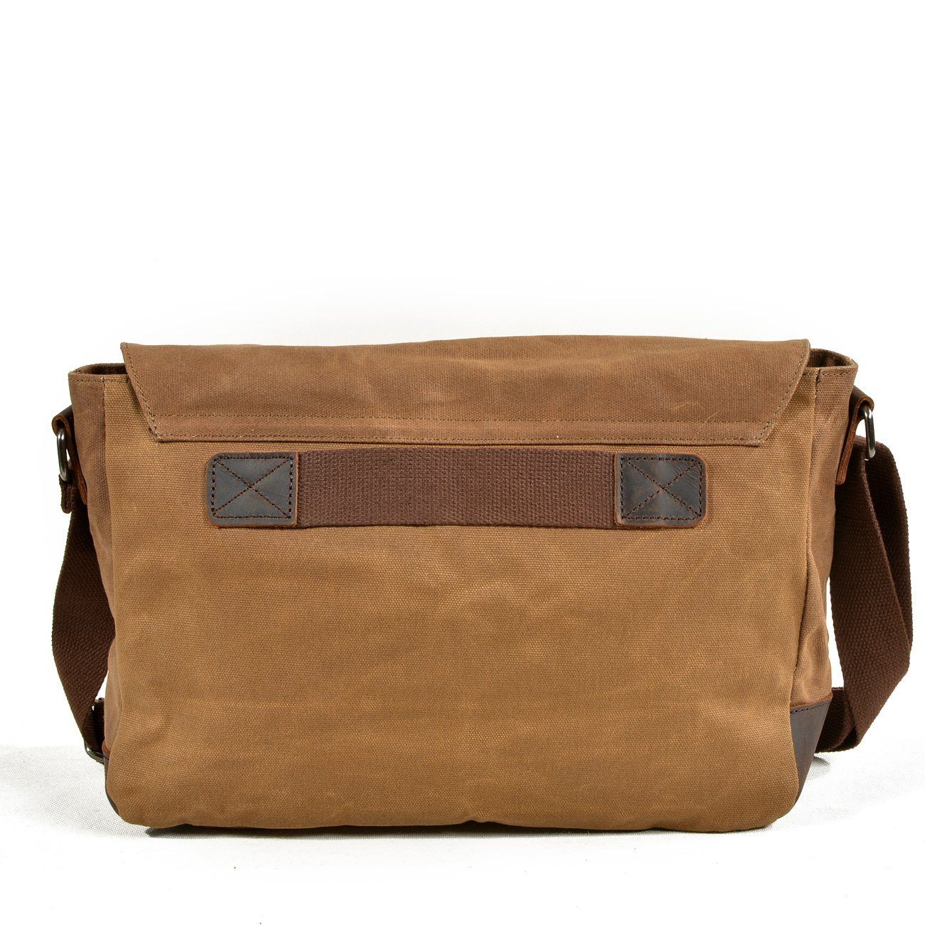 Aurion Retro Axelremsväska Handgjord Canvas Satchel