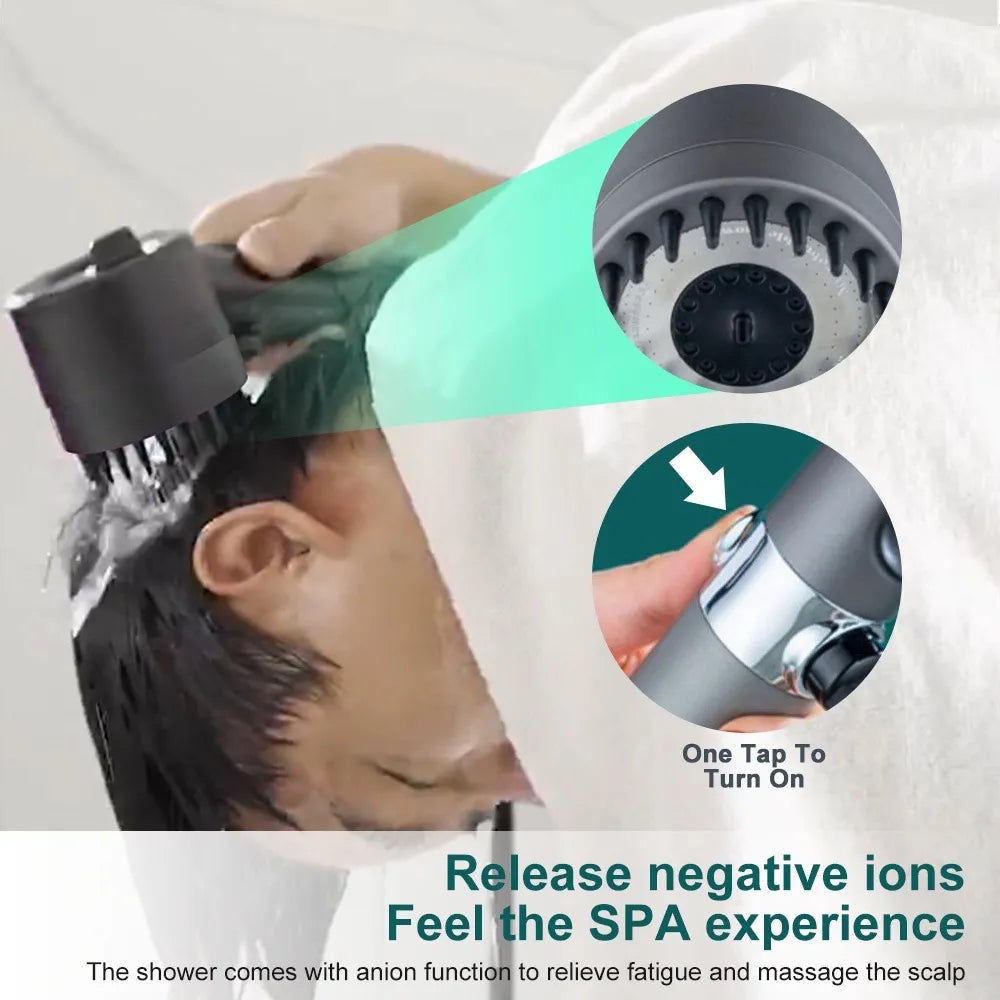 AeroPulse Showerhead Pro For 200% Stronger Water Pressure