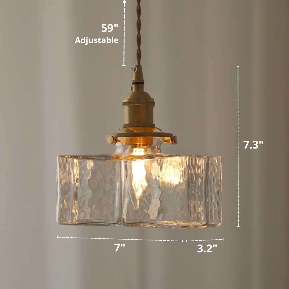 Velora | Vintage-Style Glass Pendant Lights