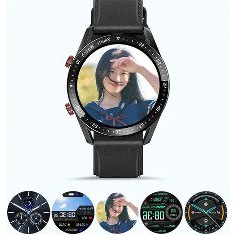 Glucera Watch 1.45 Inch Smartwatch With Non Invasive Blood Glucose Monitoring, NFC Payments And Real Time Phone Data Sync