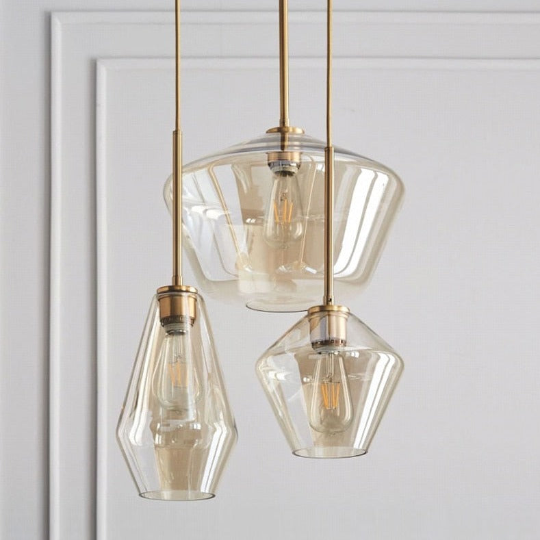 Averill | Moderna glaspendellampor