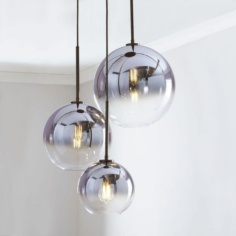 Marinelle | Contemporary Glass Globe Pendant Lights