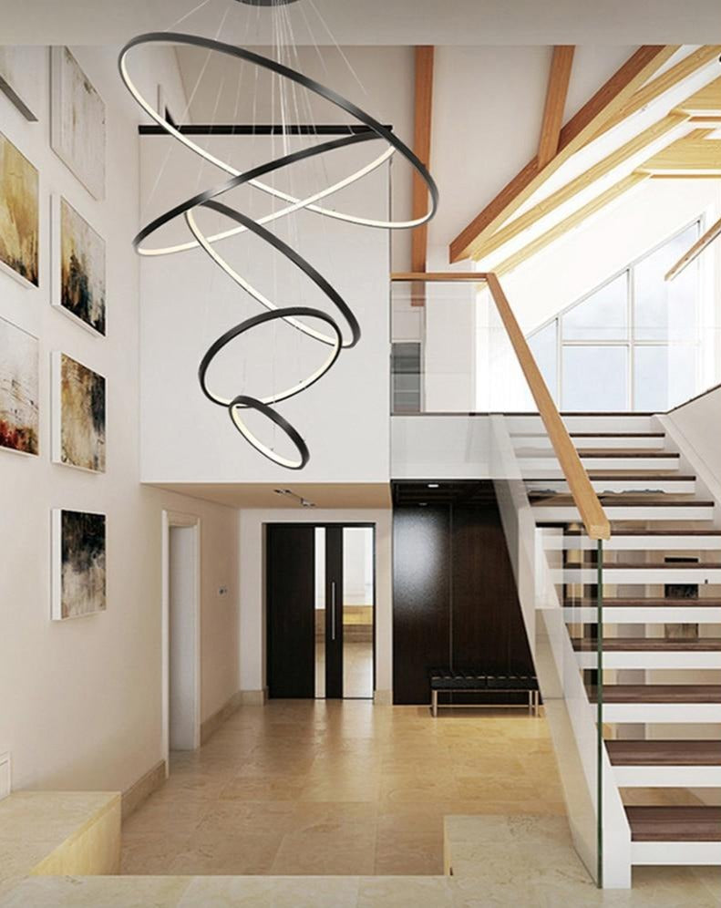 Lumenia | Contemporary LED Ring Chandelier