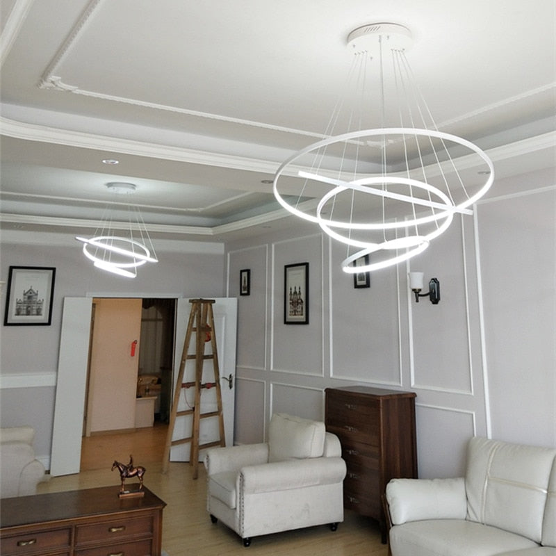 Lumenia | Contemporary LED Ring Chandelier