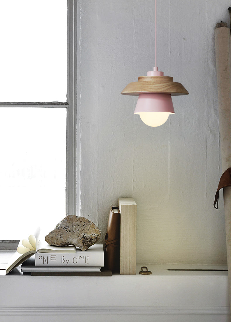 Modern Scandinavian Wooden Pendant Light
