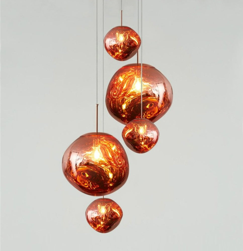 Vibrant Twisted Pendant Lights
