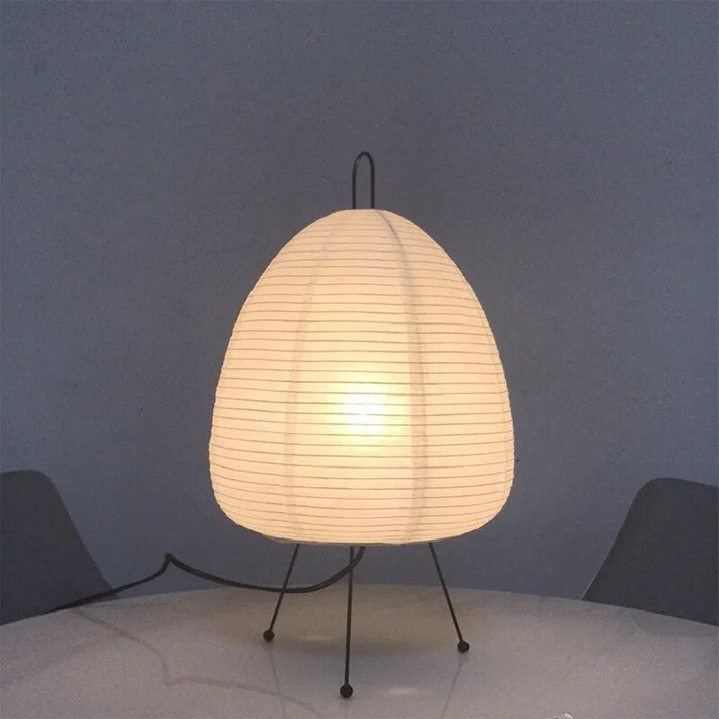 Kizuna Rice Paper Lamp With Soft Ambient LED Glow Decor