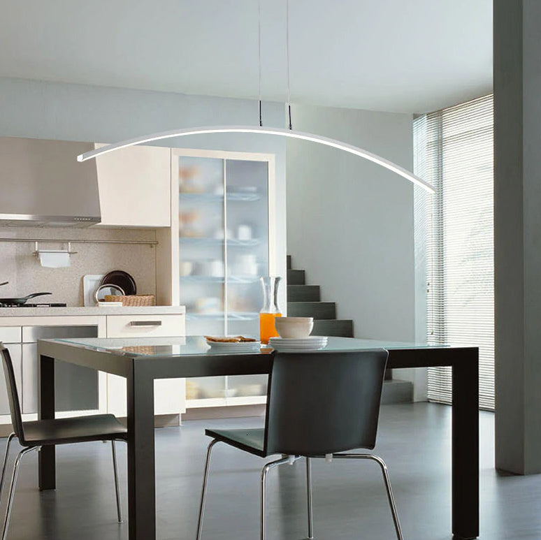 NyraCurve Pendant Lamp With Ambient Warm LED Lighting