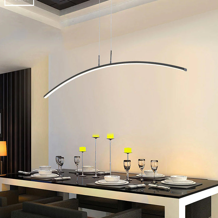 NyraCurve Pendant Lamp With Ambient Warm LED Lighting