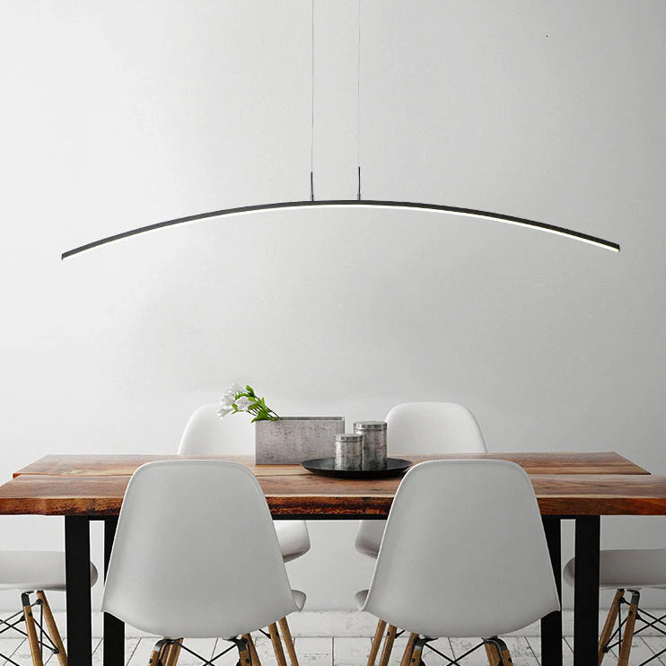 NyraCurve Pendant Lamp With Ambient Warm LED Lighting
