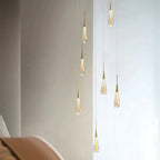 Driplet Glow Pendant Light by Lumeris with LED Drops