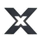 מנורת קיר LED עמידה למים בצורת X מודרנית עם 4 נורות לחוץ