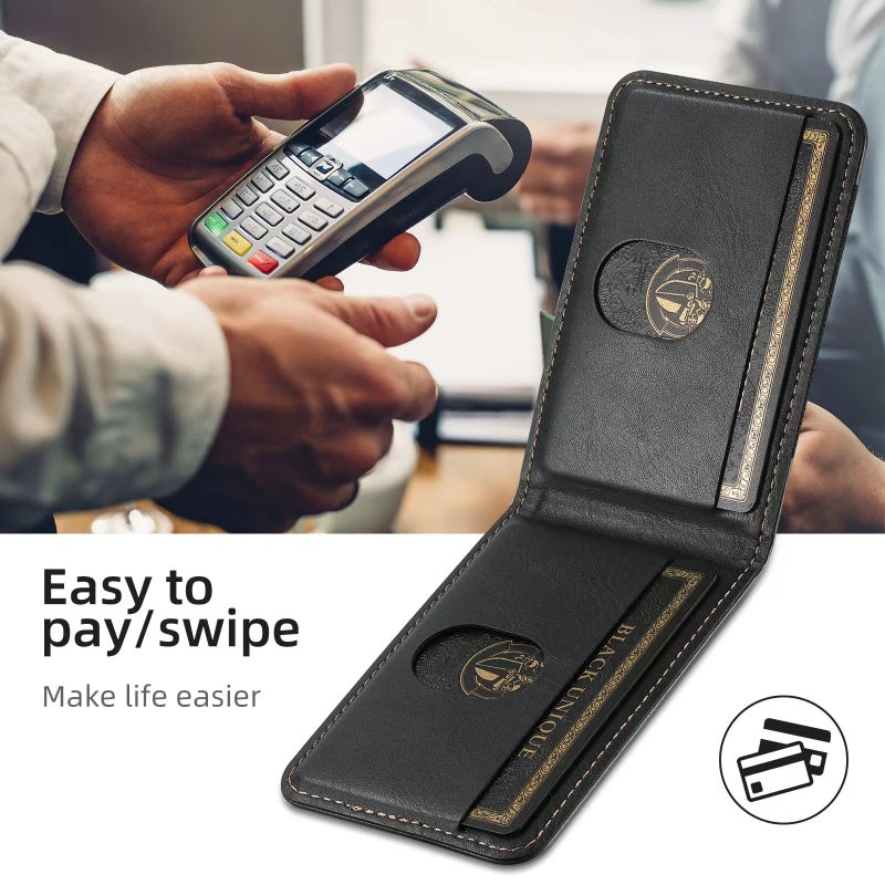 וירלו | כיסוי מחזיק כרטיסים מעור לאייפון MagSafe