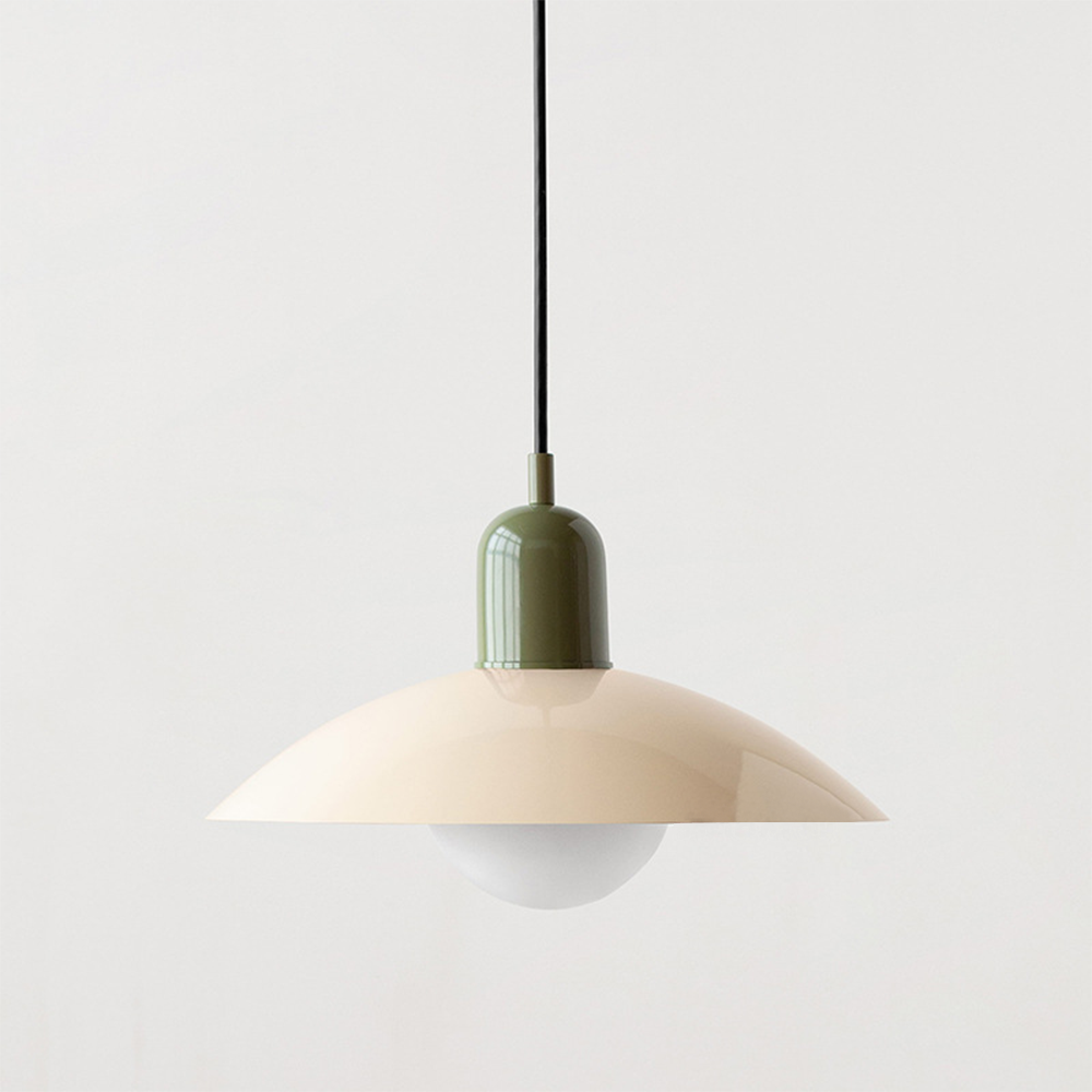 NovaLume Bauhaus Glass Pendant Light for Small Spaces