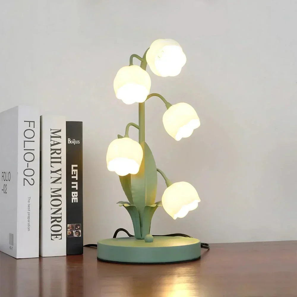 Solara Bloom | Elegante lampada notturna floreale a LED