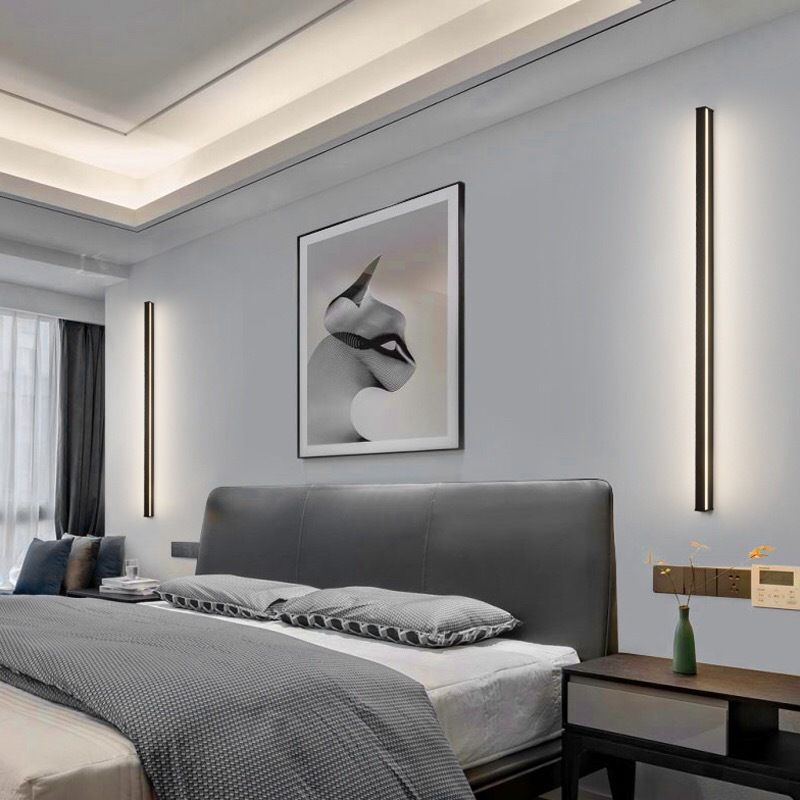 Avelen | Minimalistisk linjär LED-vägglampa för stämningsbelysning