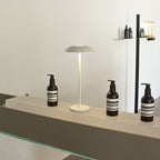 Aurelle | Järntrycksaktiverad LED-lampa, uppladdningsbar samtida stämningsbelysning