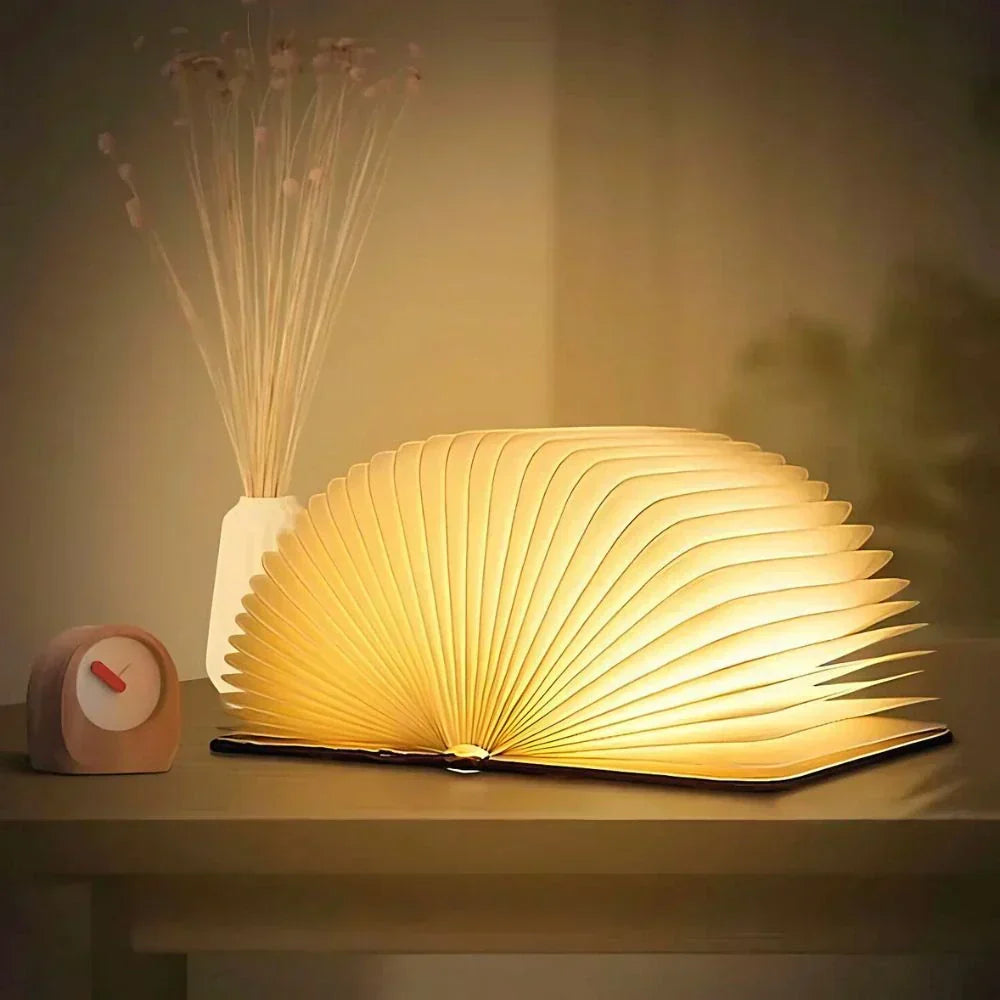 Lumiora | Lampada da libro magnetica, lampada LED portatile ricaricabile