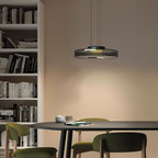 Lampada a sospensione in vetro LumaHex stile Bauhaus lampada da soffitto