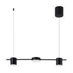 Aurelo trumpendellampa 3-5-ljus svart guldfinish