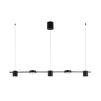 Aurelo trumpendellampa 3-5-ljus svart guldfinish