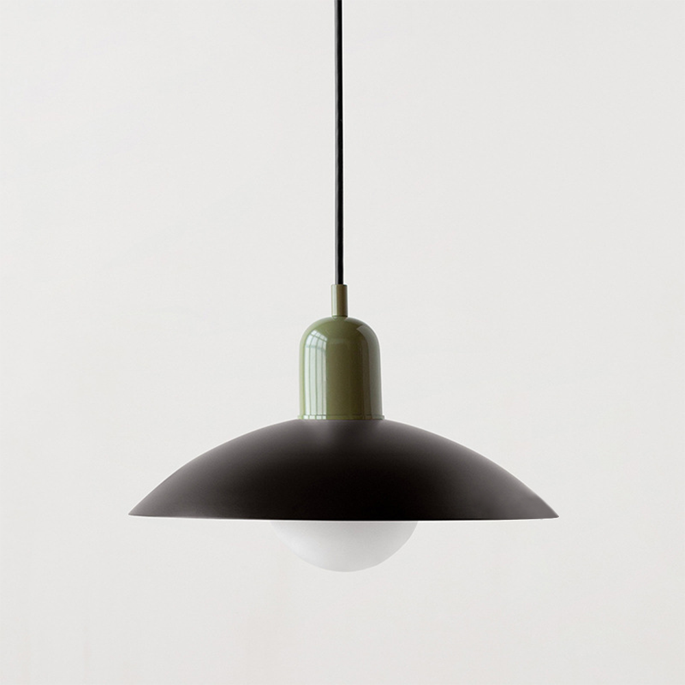 NovaLume Bauhaus Glass Pendant Light for Small Spaces