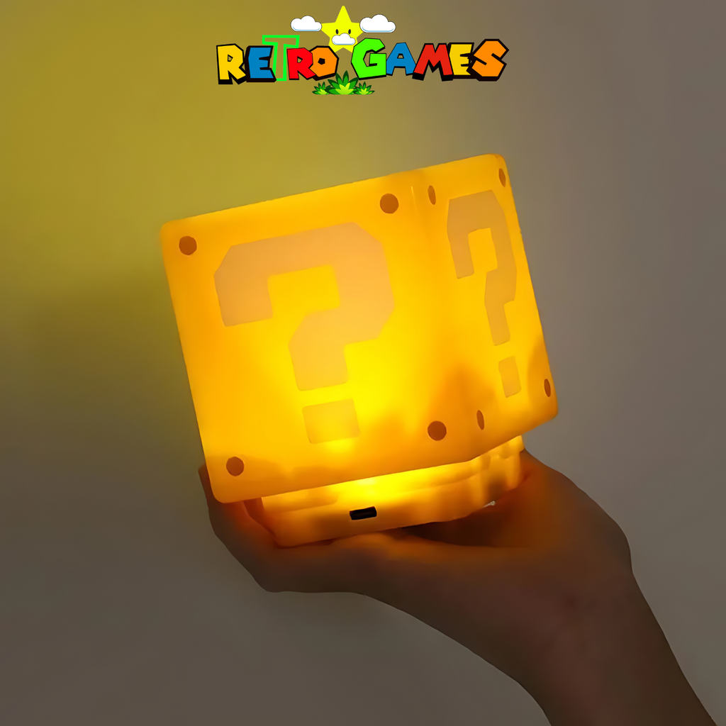 LuminoQuest Illuminatore a Blocchi per Fan di Mario Retrò