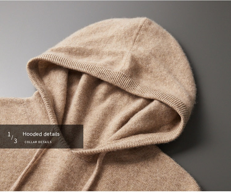 Sudadera con capucha de lana Ardent | Suéter premium 100% lana australiana