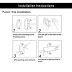 Aurora Gold LED Magnifying Mirror for Makeup and Vanity