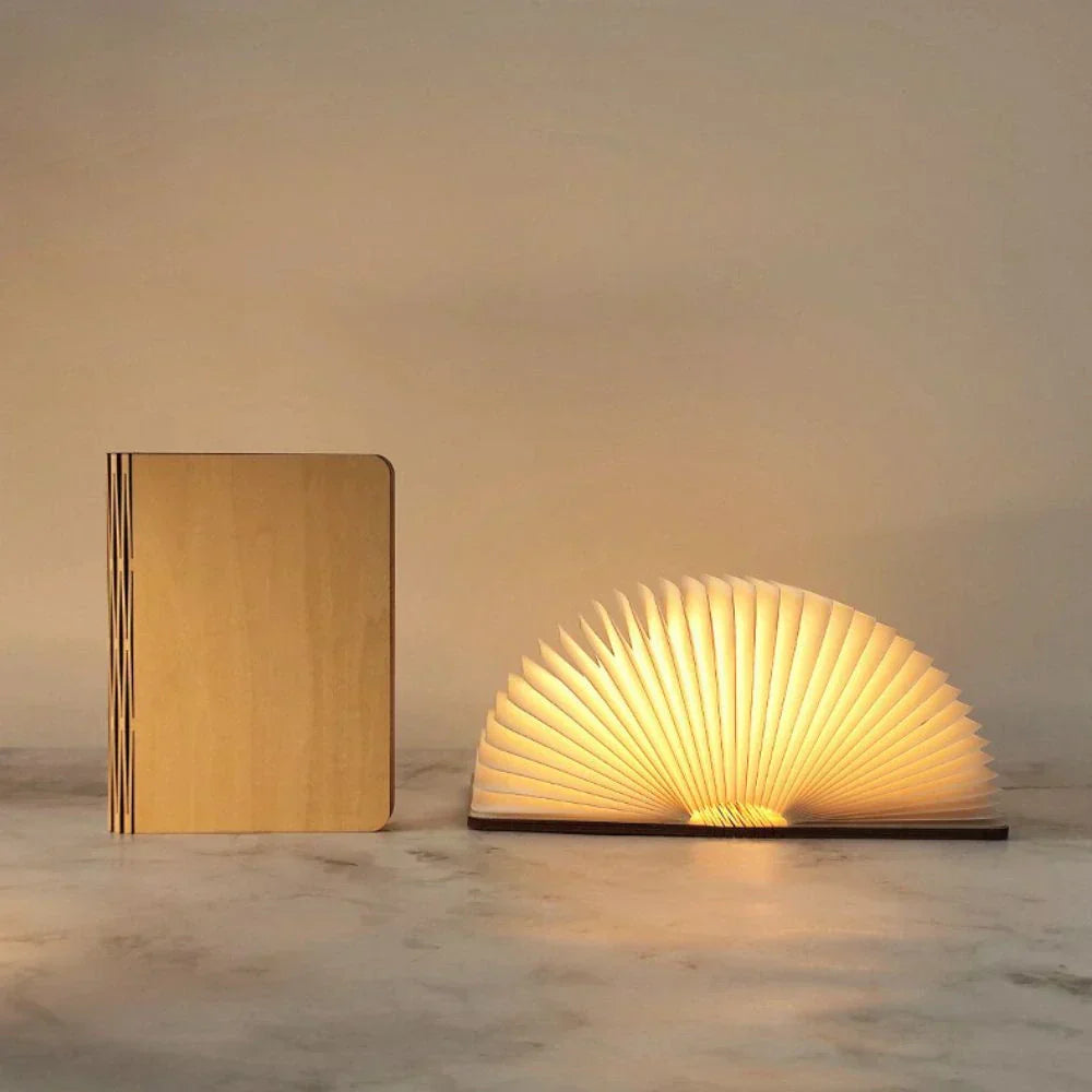 Lumiora | Lampada da libro magnetica, lampada LED portatile ricaricabile