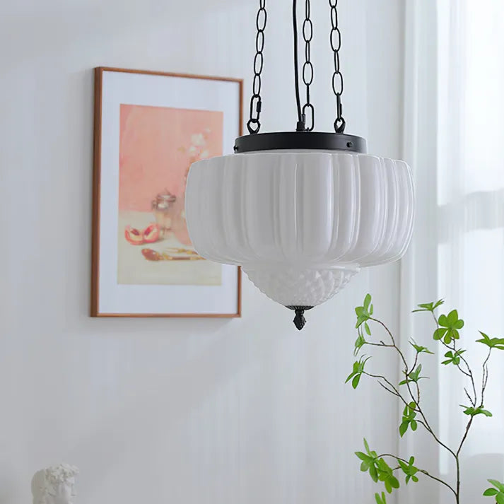 Aurelia White Minimalist Pendant Light For Modern Spaces