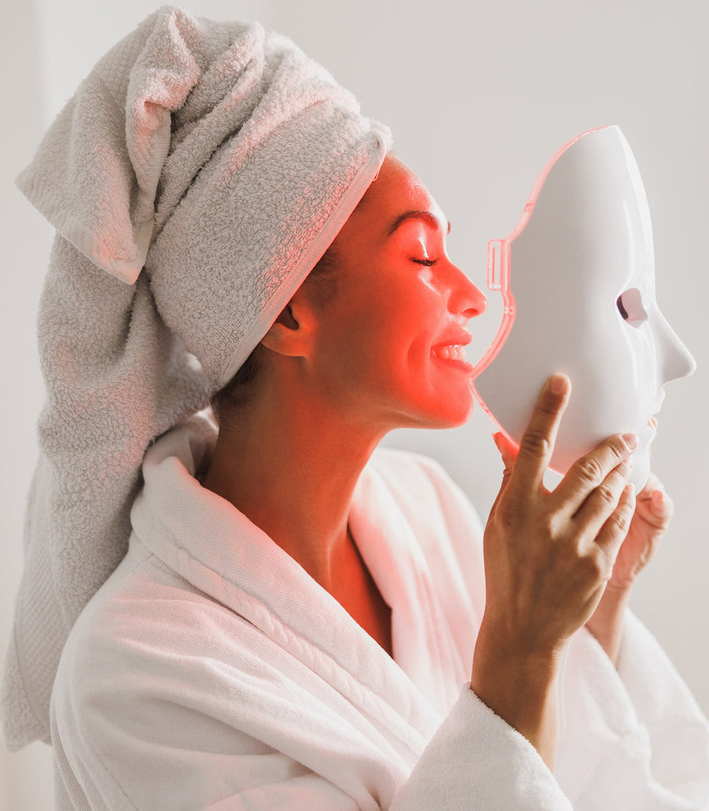NovaLume 7-Color LED Red Light Mask for Smoother Skin