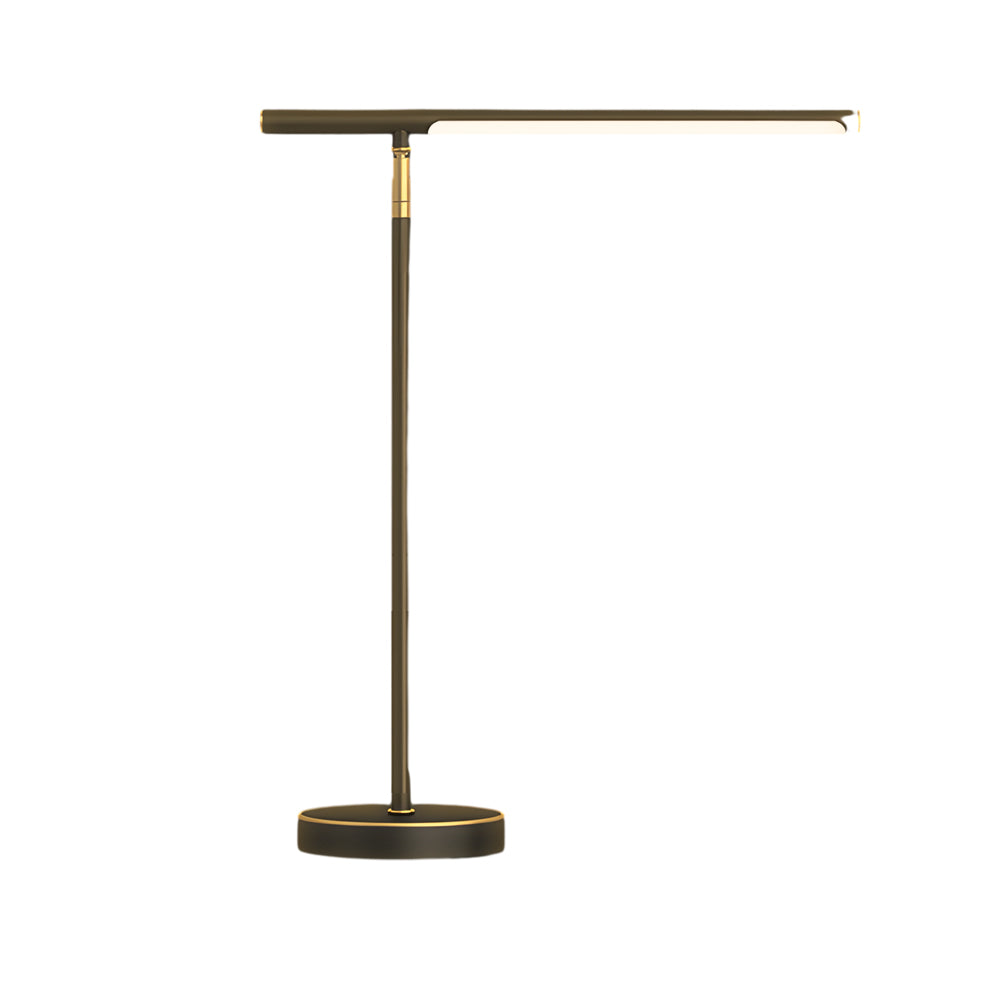 Aurelix Copper Finish LED Desk Lamp with Adjustable Head