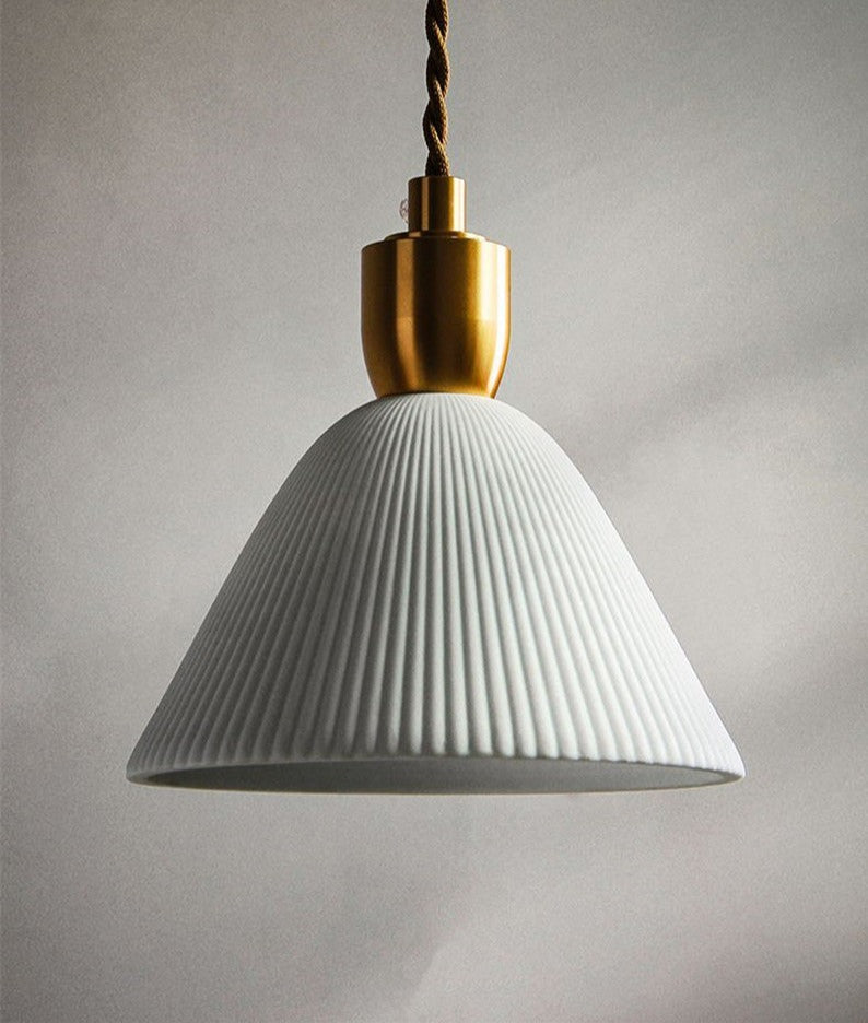 Marlo | Lampade a sospensione moderne in ceramica bianca