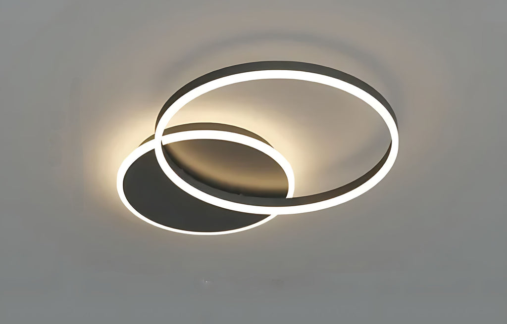 Lampada da soffitto ad anello orbitale AstraHalo con bagliore celestiale